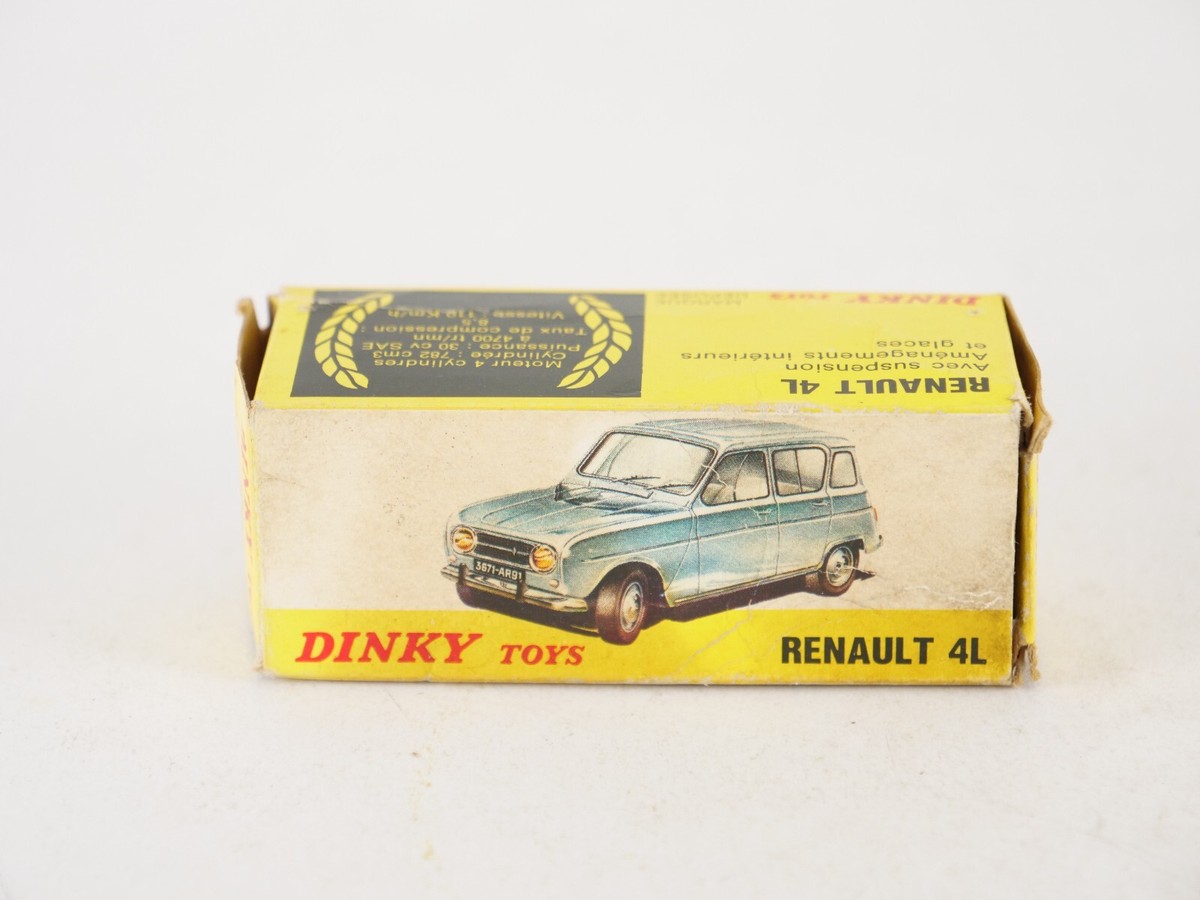 DINKY ディンキー スペイン 518 レア青 ルノー4L ミニカー Atlas Dinky Toys 518 Renault 4L