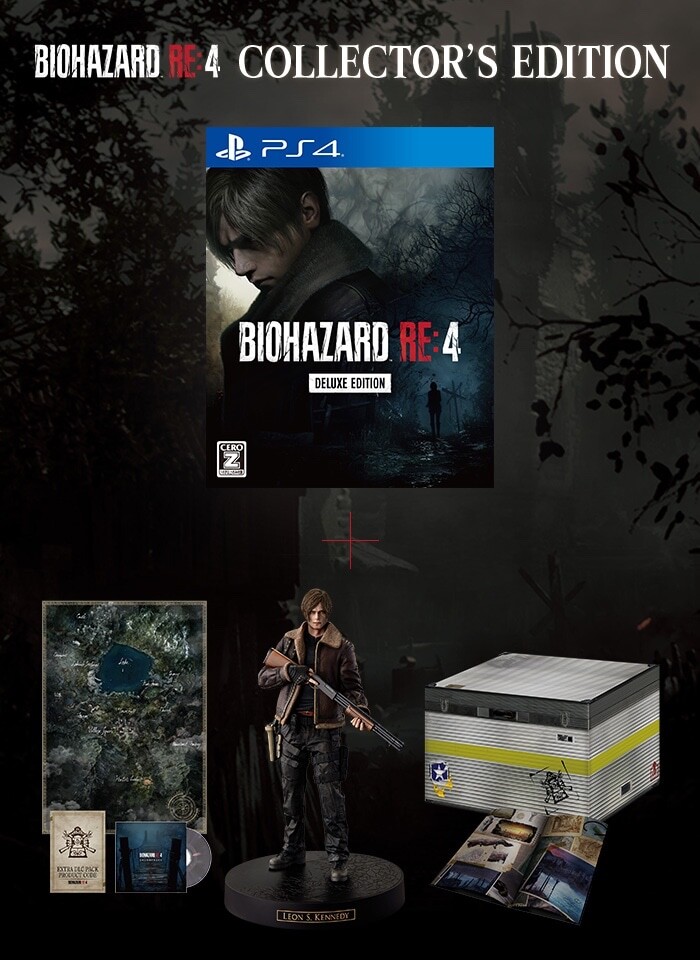 PS4 バイオハザードRE:4 コレクターズ・エディション BIOHAZARD RE:4 COLLECTOR'S EDITION｜イーカプコン