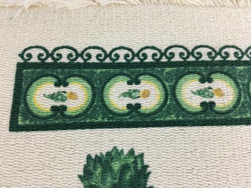 Set de 4 Place Mats Beige Pineapple Theme con Flecos 16"x12" Kay Dee Designs - Imagen 7 de 12