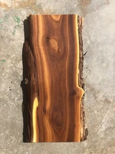 Russian Olive Live Edge Slab Dried and Planed Dark Craft Woodworking Projects