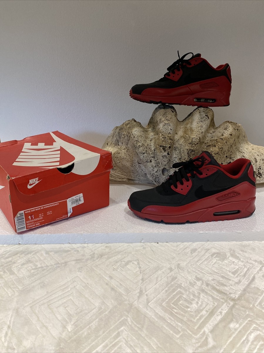 靴 NIKE AIR MAX90 ANNIVERSARY 725235-006 Nike Air Max 90 Black Croc Infrared Anniversary Mens Size