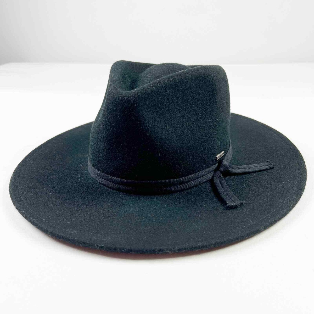 NEW Brixton Cohen Cowboy Hat in Black WOOL FELT UNISEX BLACK New Brixton black felt wool Unisex Cowboy Cohen Hat Size XS  main image 4