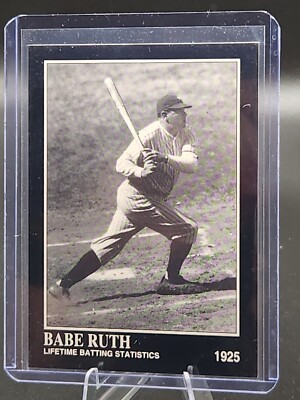 1992 Megacards The Babe Ruth Collection - Babe Ruth #2 - Lifetime ...