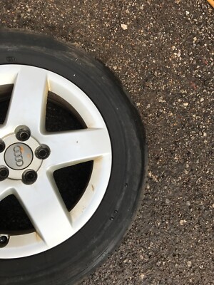 GENUINE 96-02 AUDI A3 8L 15 INCH ALLOY WHEEL 195 65 15 DUNLOP 