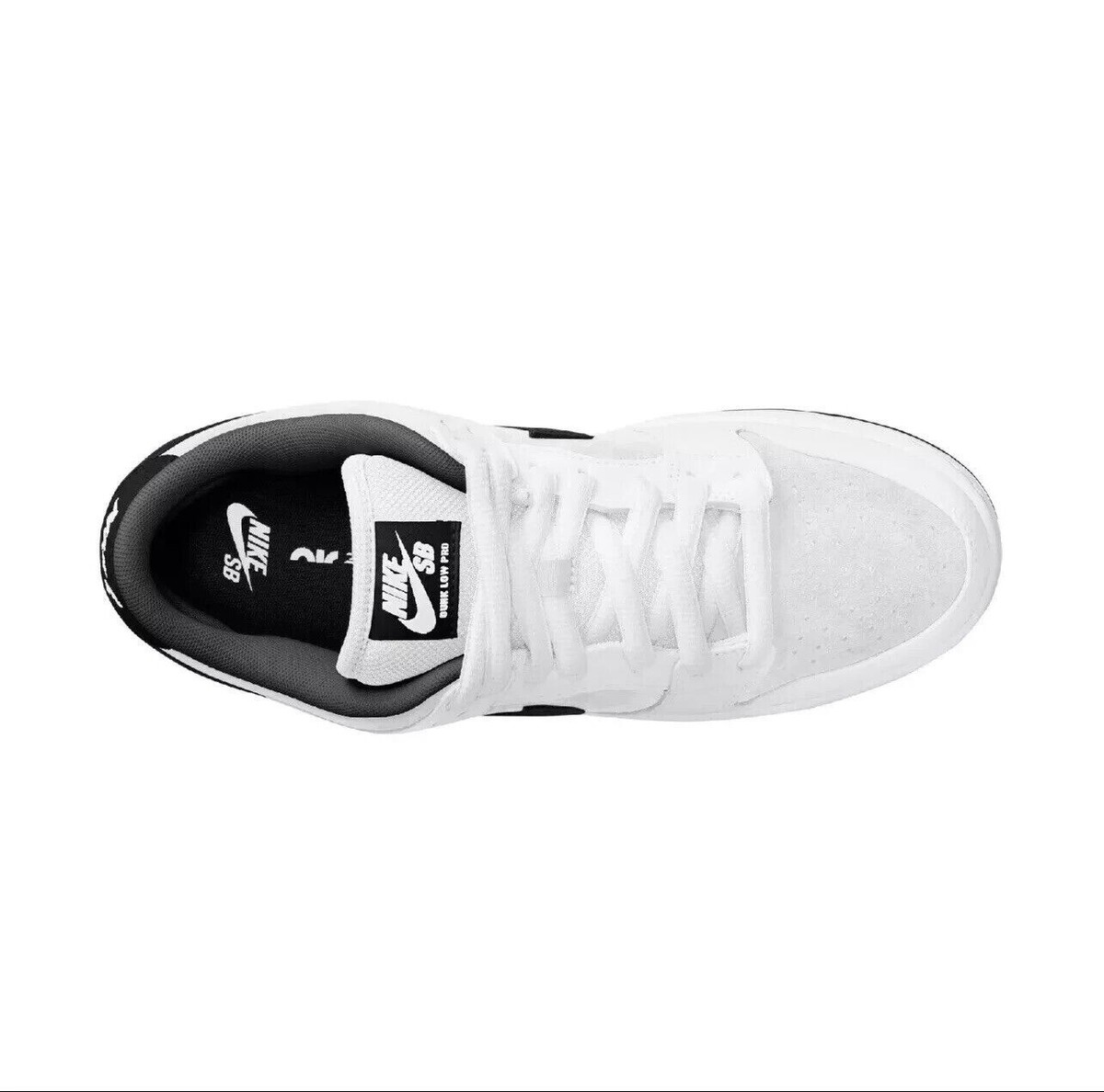 Nike SB Dunk Low Pro White / Black HF3704-100 Men's US3-14 NEW | eBay