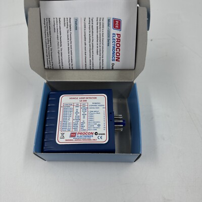 PROCON ELECTRONICS LD200 Single & Dual channel Loop Detector