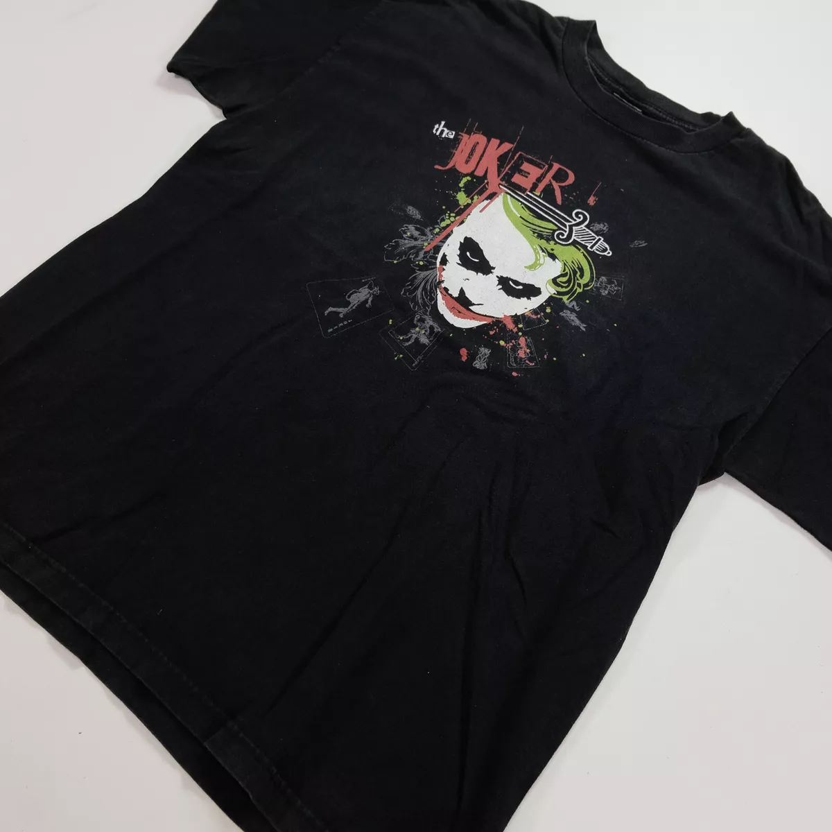 Rare VTG ALSTYLE The Dark Night Joker T Shirt 2000s Heath Ledger