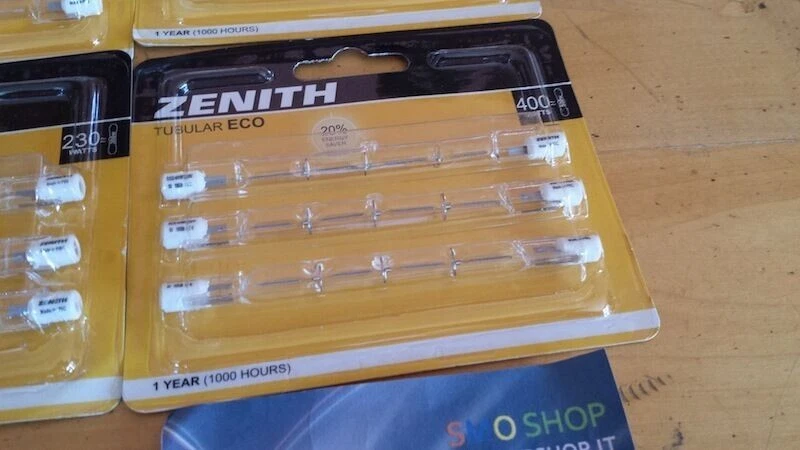 X 30 Foco Lineal Tubular SYLVANIA R7s 400/500W Lámpara 118mm Obra Calentador - Imagen 3 de 4