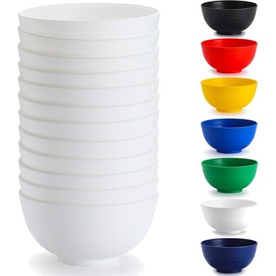 Wiederverwendbare Kunststoffschalen Set 12 Stk. für Suppe, Nudeln, Popcorn