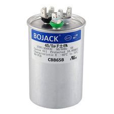 45 5 Uf 45/5 MFD  6 370V/440VAC CBB65 Dual Run Circular Start Capacitor for AC