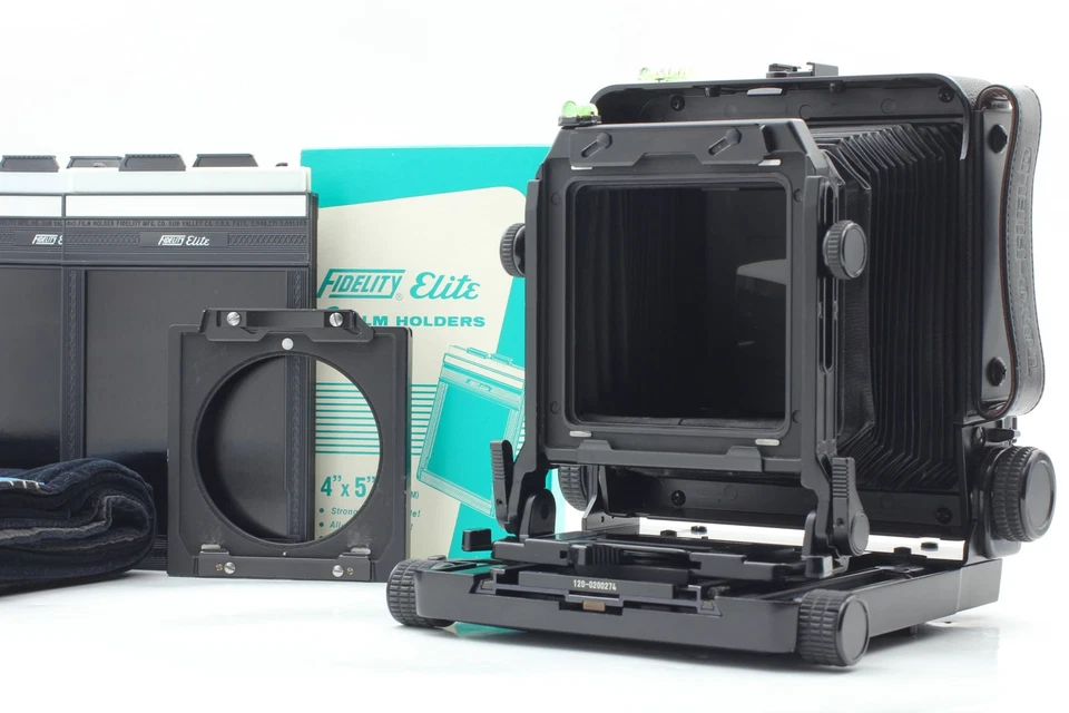 Leather Bellows [Near MINT] Toyo Field 45A II Camera w/Linhof Adapter from JAPAN - Image 2 of 4