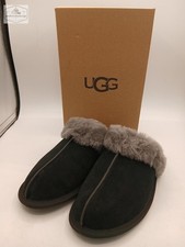 UGG Scuffette II Women's Suede Sheepskin Slippers Size Black JP 25cm