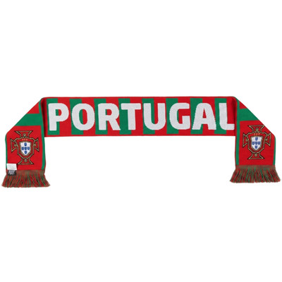 New Icon Sports Portugal Soccer Scarf 60x6.5in 100% Acrylic Double-Sided FPF