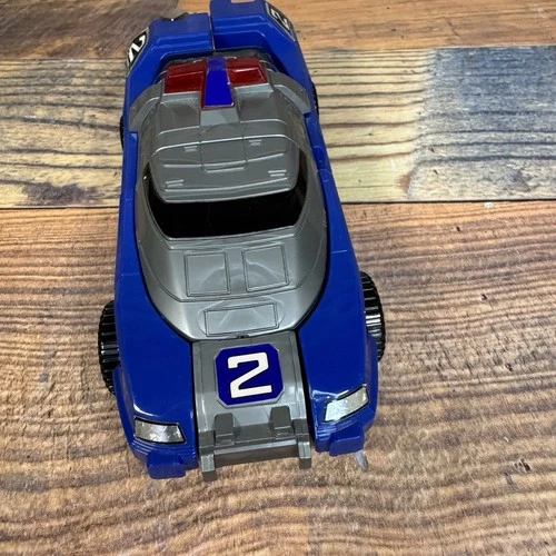 Vintage Bandai Power Rangers Siren Blaster Police Car For Turbo Rescue Megazord