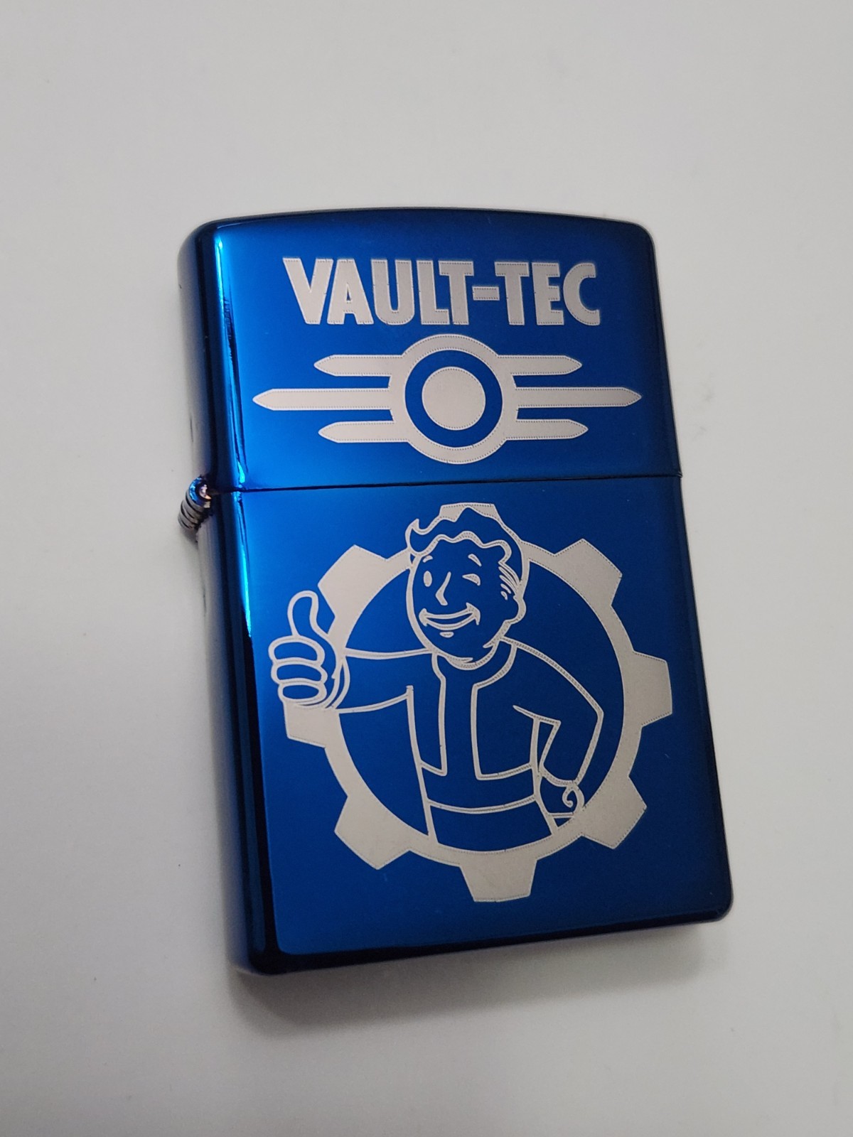 Fallout Vault Tec Logo Blue