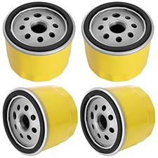 4Pcs 492932 Oil Filter for B&S Husqvarna JD HU YTH22V46 YTH24V48 D130 D105