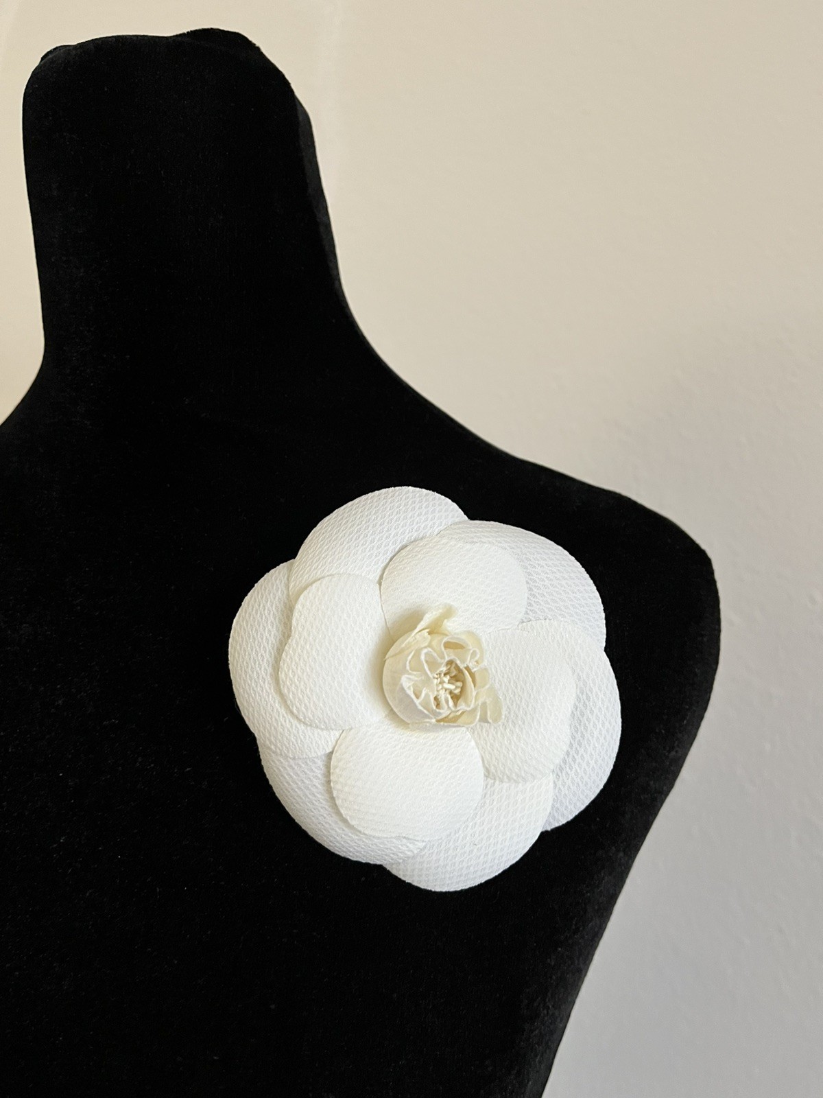 Vintage CHANEL Classic Camellia Brooch, Made In France