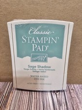 STAMPIN' UP SAGE SHADOW Classic Ink pad NEW NEVER OPENED Water Based Ink