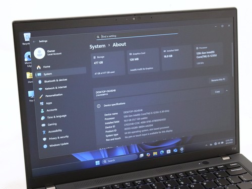 Lenovo ThinkPad T14 Gen 3 14.0" Intel Core i5-1235U 16GB RAM 512GB NVMe W11P - Picture 4 of 12