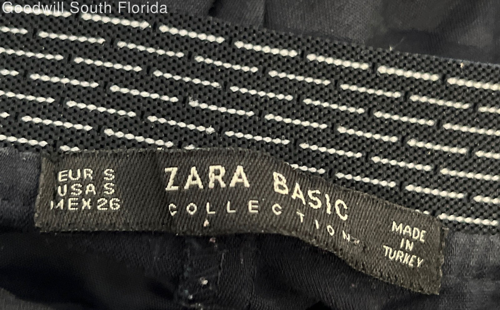 Zara Basic Collection Womens Black Flat Front Poc… - image 3