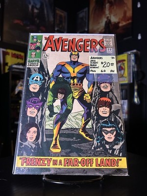 Marvel The Avengers #30 (1966) ''Frenzy in a Far-Off Land!'' Lee/Kirby