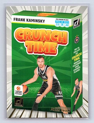 Frank Kaminsky 2023-24 Donruss EuroLeague #5 Crunch Time Press Proof