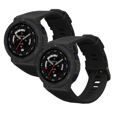 kwmobile Straps Compatible with Amazfit Active Edge (A2212) Large, black