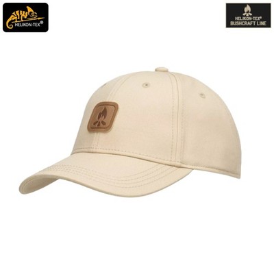 Helikon-Tex Bushcraft Patch Cap   klassische Outdoor-Kappe mit Lederpatch