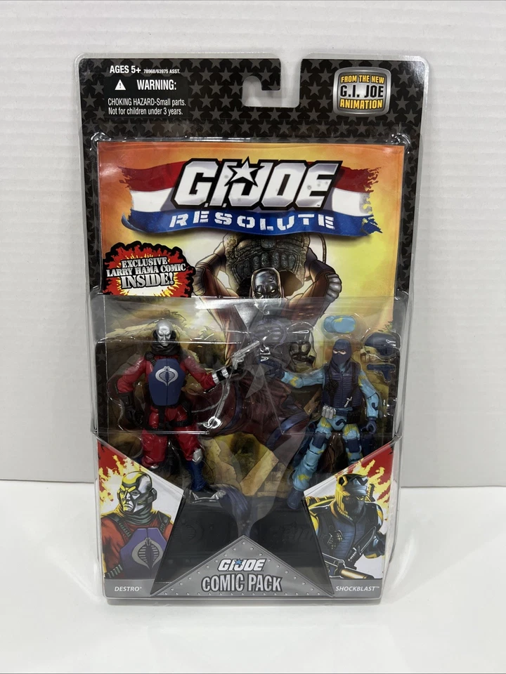 2008 GI Joe Comic Pack #1 Sicillian Defense Destro & Shockblast Figure - Image 1 of 4