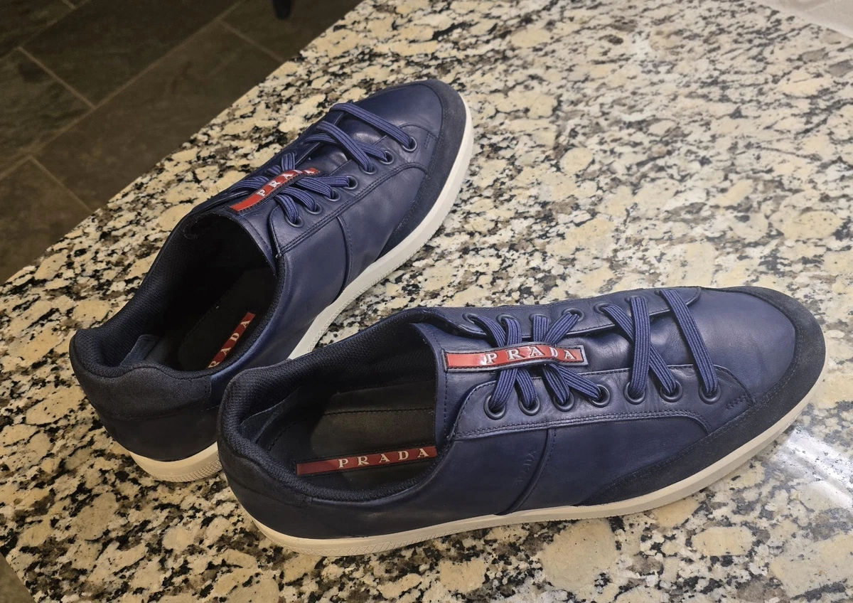PRADA Casual Shoes Blue Americas Cup for Men for sale | eBay display picture 2