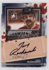 2011-12 ITG Enforcers Auto Terry Ruskowski #A-TR Auto 05u8