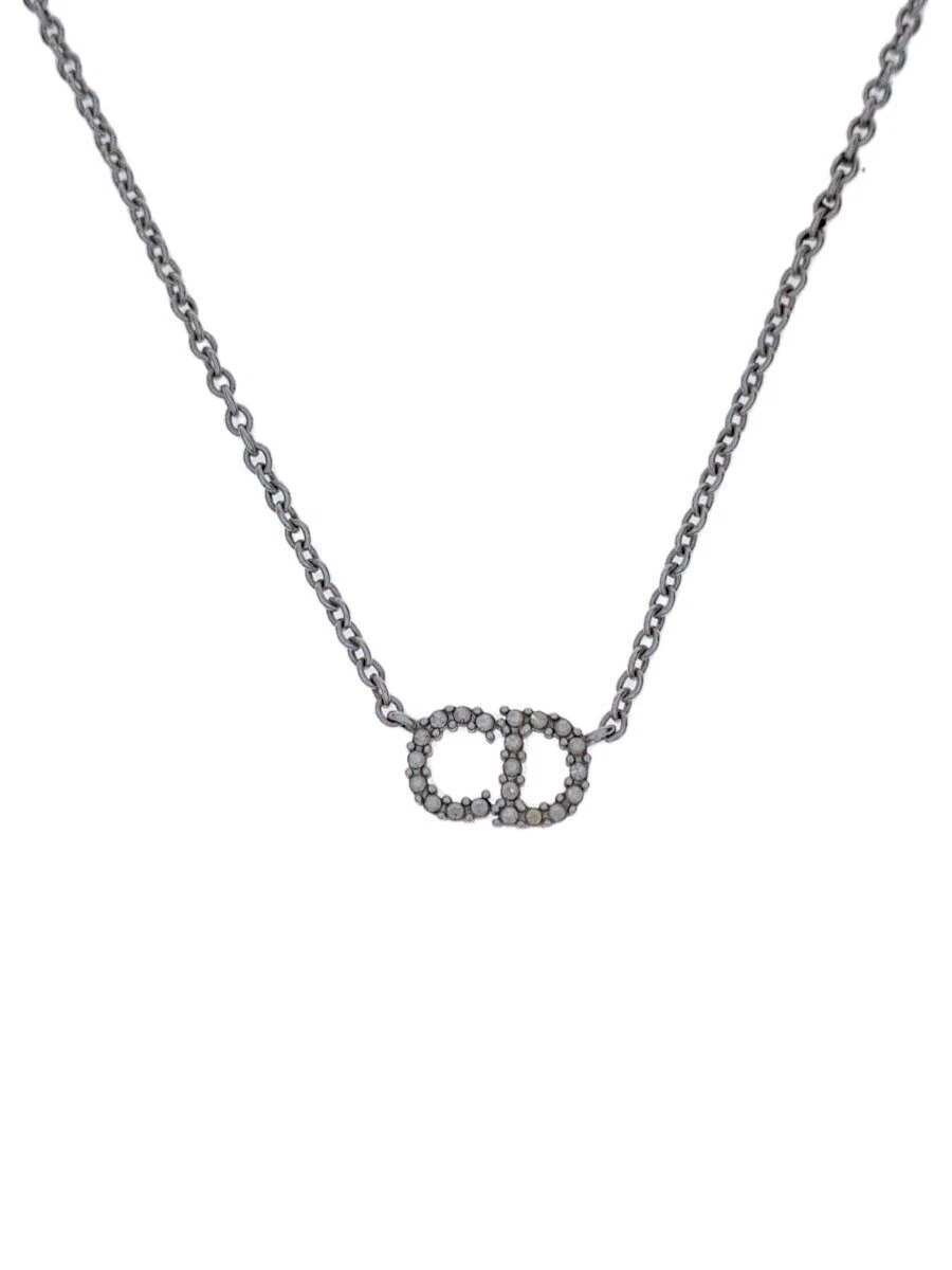 Collana Christian Dior logo CD CLAIR D LUNE donna con pietra colorata usata