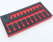 Britool EVA foam long Allen hex socket 3/8" dr. drive tool box organiser tray