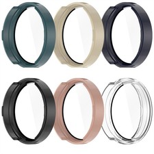 For Garmin Lily2 Watch Case Full Cover PC Glass Screen Protector Hard Case Shell