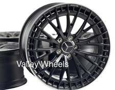 20 Set Amg Black Rims Wheels Mercedes Benz C43 63 Amg S Class 5x112 Staggered