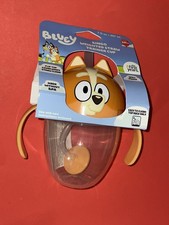Bluey "Bingo" Weighted Straw Trainer Cup Baby Sippy Cup Bingo From Bluey Cup NEW