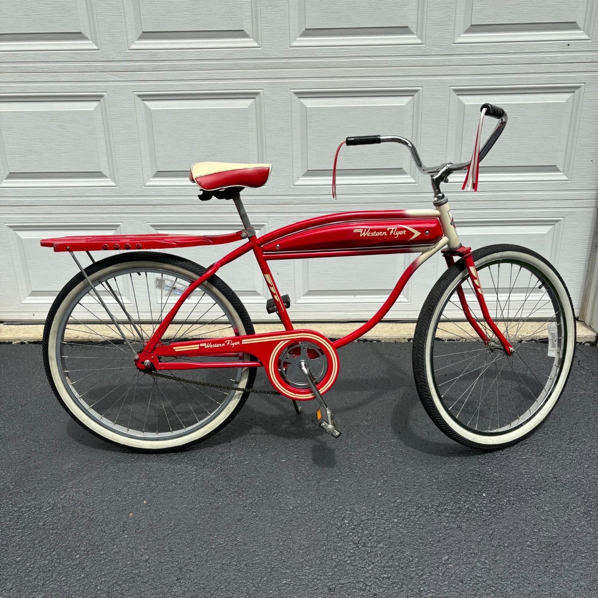 Vintage Western Flyer Bicycle Tank 26