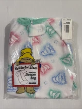 Paddington Bear Sears Eden Toys Inc Newborn Baby Sleeper Bag NWT Sealed FREE S&H