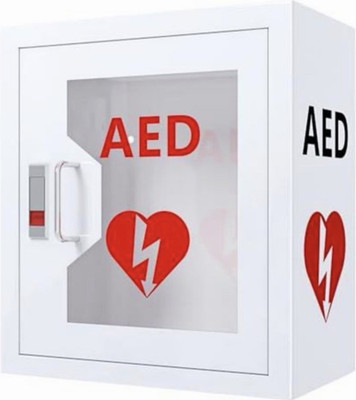 Wensha NLSHAN Wall-Mount AED/Defibrillator Cabinet Steel Storage Case No Alarm