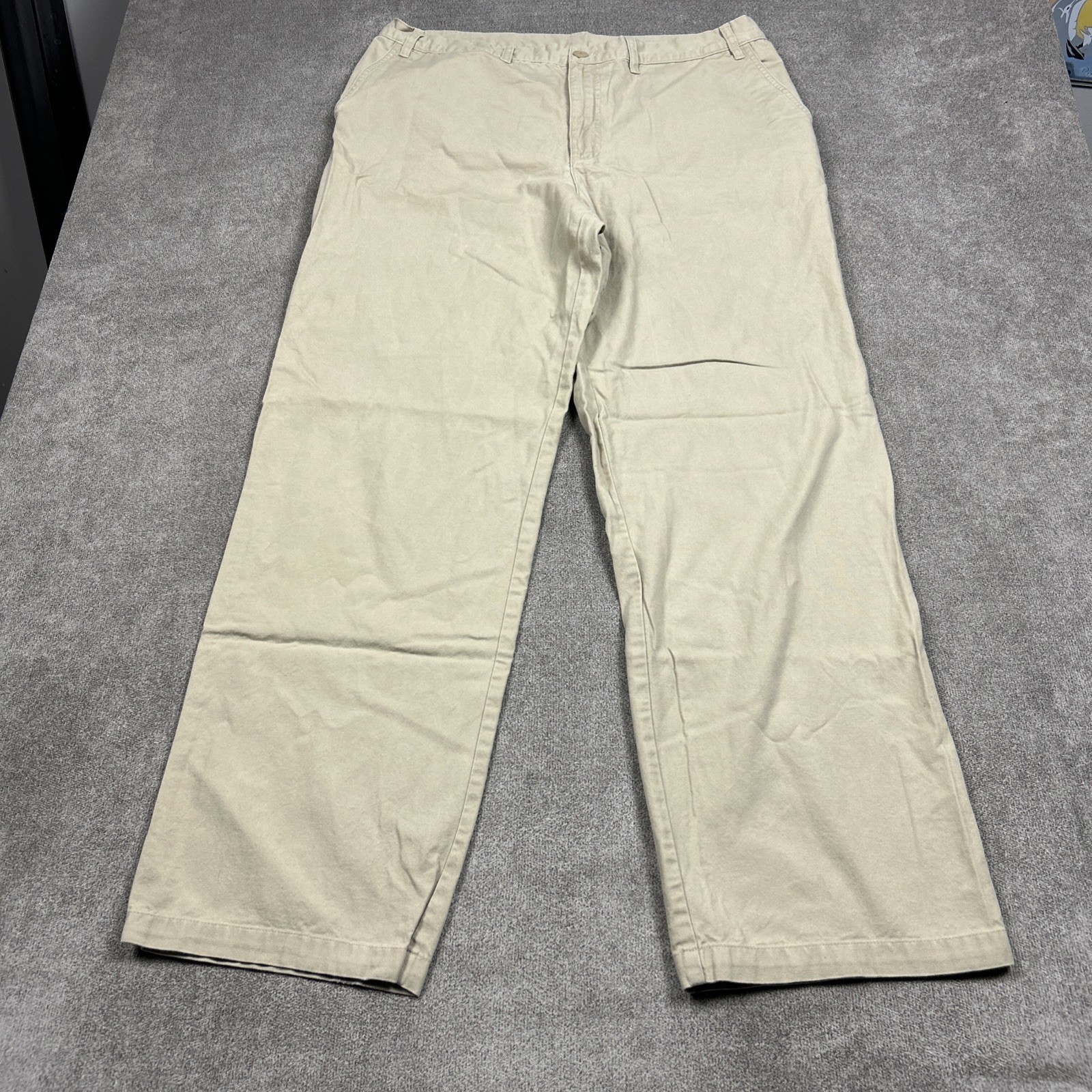 Patagonia Vintage Canvas Duck Pants Men’s 36 Khaki Organic Cotton Workwear