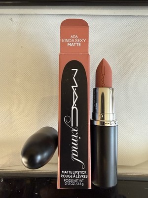 Mac Maximal 605 KINDA SEXY  Matte Lipstick 0.12 oz