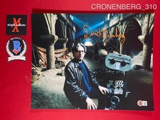 David Cronenberg autographed signed 11x14 photo Director pose Beckett COA