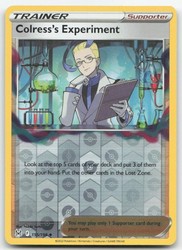 Colress's Experiment 155/196 Lost Origin Reverse Holo