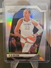 A' JA Wilson 2024 Panini Prizm WNBA Silver Prizm Card- #86 Las Vegas Aces