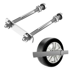 Spare Tire Carrier, 120LBS Weight Capacity Boat Trailer Spare Tire Mount
