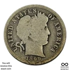 1899 S Barber Dime X-1826