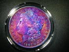 NICE EF 1904 MORGAN SILVER DOLLAR VERY NICE COLORFUL TONING AND DETAIL M-1227