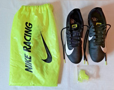 Nike Zoom Rival S Sprint Running Track Shoes 907564-017 Spikes Blk/Wh size 8 US