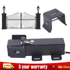 Black LM149 24V Electric Lock Automatic Swing Sliding Gate Opener Remote Control