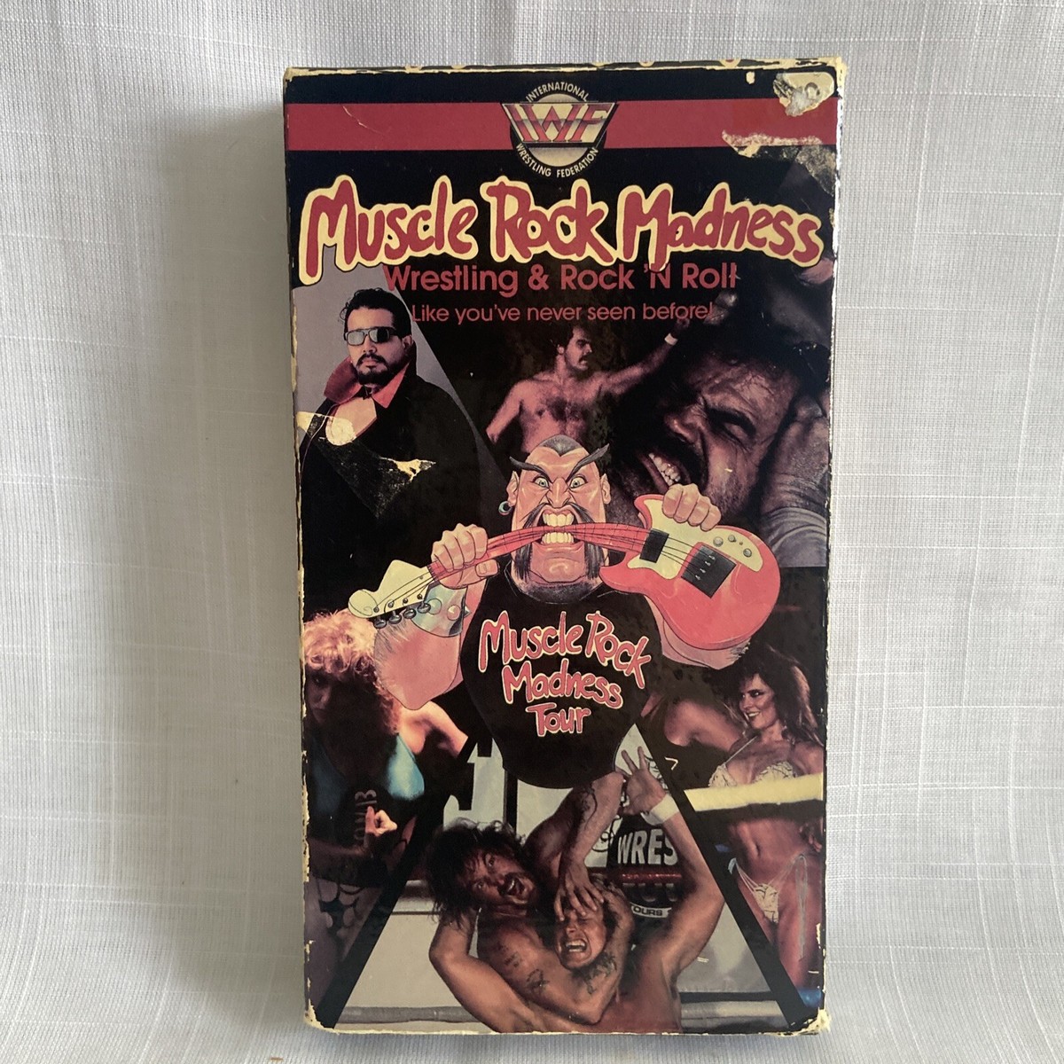 1989 Muscle Rock Madness (VHS) Wrestling & Rock n Roll IWF WWF WCW